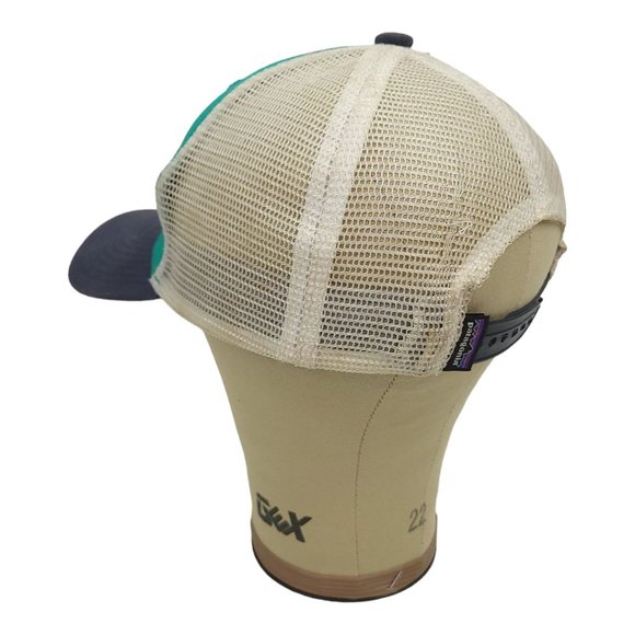 Patagonia Great Pacific Iron Works Mesh Snapback Cap Trucker Outdoor Hiking Hat - Picture 10 of 12